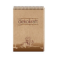 KESKİN DEKOKRAFT SPİRALLİ BLOKNOT A4 ÇİZGİLİ 100 YAPRAK (144001-99) - KESKİN