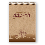 Keskin Dekokraft Spiralli Bloknot A4 Kareli 100 Yaprak (144002) - KESKİN