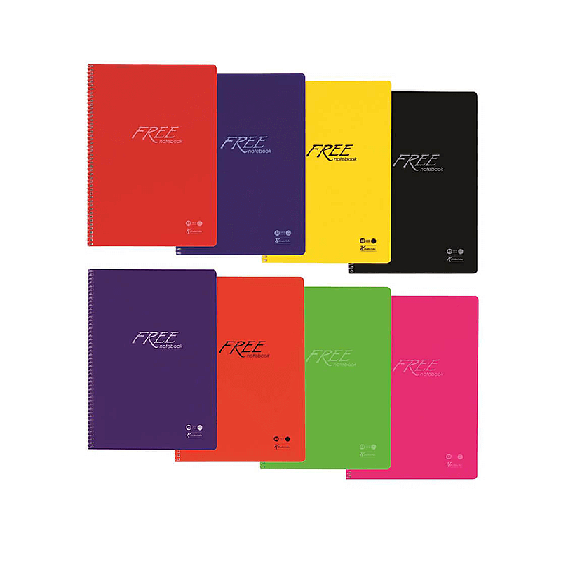 KESKİN FREE SPİRALLİ DEFTER A4 KARELİ 60 YAPRAK (320402-99)