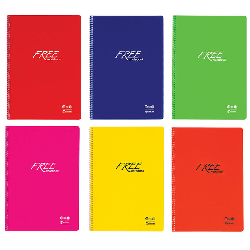 KESKİN FREE SPİRALLİ DEFTER A4 KARELİ 80 YAPRAK (320422-99)