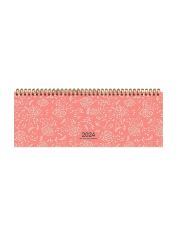 Keskin Aj-65 Spiralli Masa Takvimi 12X33.5 Haftalık Pastel Flora (830095) - 1