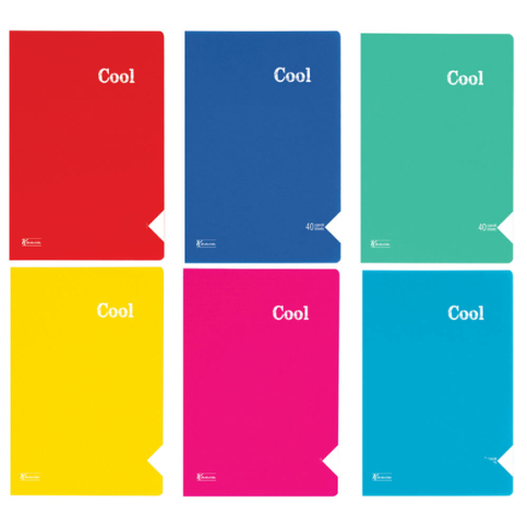 KESKİN COOL PLASTİK KAPAK DEFTER A4 ÇİZGİLİ 100 YAPRAK (321861-99) - 1