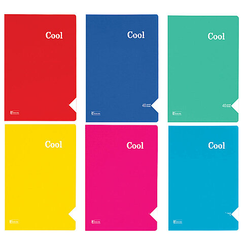 KESKİN COOL PLASTİK KAPAK DEFTER A4 KARELİ 60 YAPRAK (321842-99) - 1