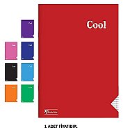 KESKİN COLOR COOL PLASTİK KAPAK DİKİŞLİ DEFTER A4 KARELİ 60 YAPRAK (321842-99) - KESKİN COLOR