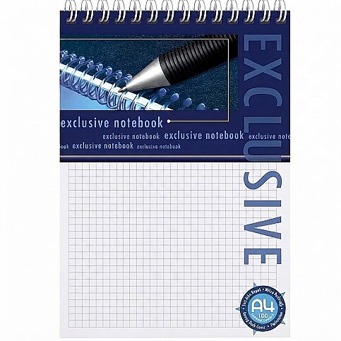 KESKİN COLOR EXCLUSİVE SPİRALLİ BLOKNOT A4 KARELİ 100 YAPRAK (143002) - 1