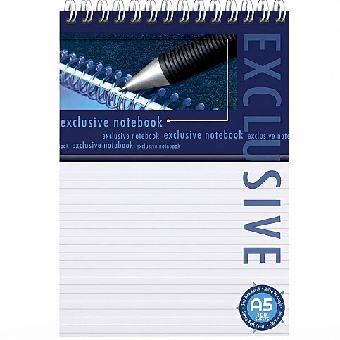 KESKİN COLOR EXCLUSİVE SPİRALLİ BLOKNOT A5 ÇİZGİLİ 100 YAPRAK (143101) - 1