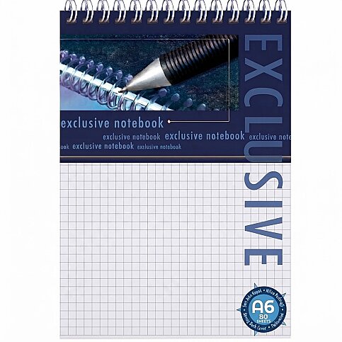 KESKİN COLOR EXCLUSİVE SPİRALLİ BLOKNOT A6 KARELİ 80 YAPRAK (143202-99) - 1