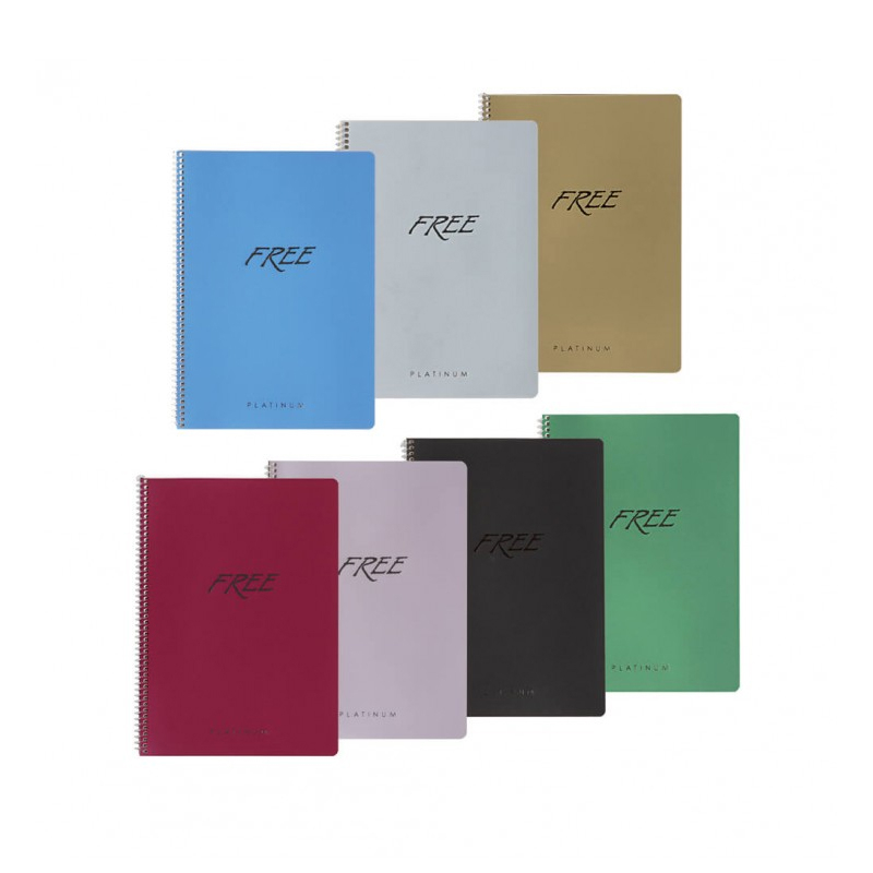 Keskin Free Platinum Spiralli Defter A4 Kareli 80 Yaprak (320322)