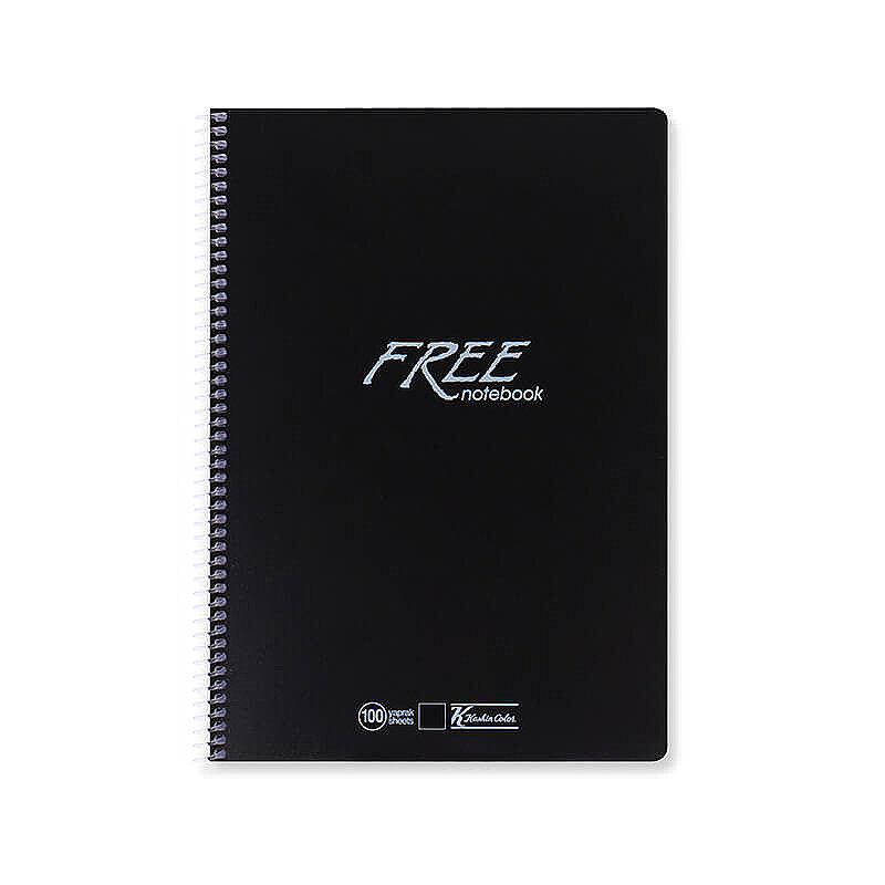 KESKİN FREE SPİRALLİ DEFTER A4 KARELİ 200 YAPRAK (320492)