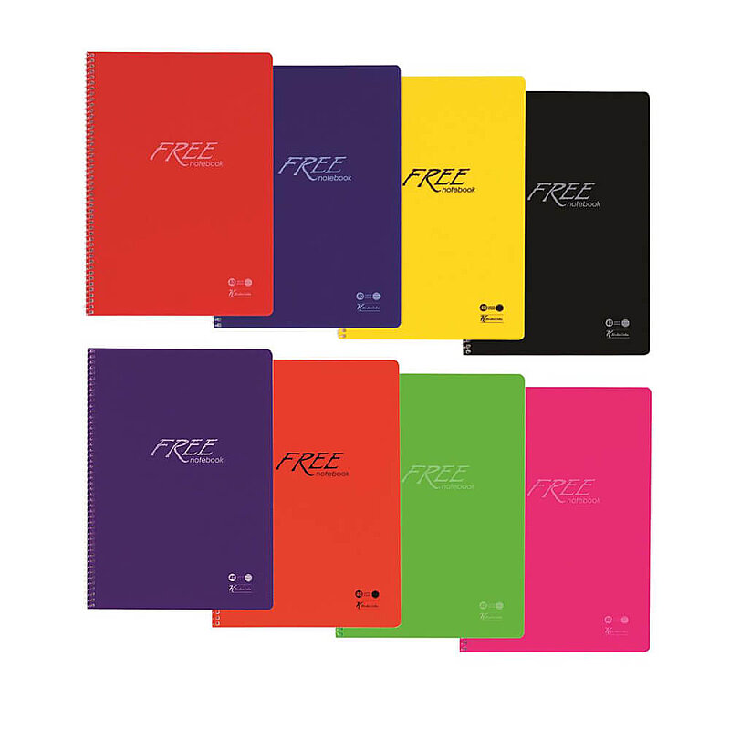 KESKİN FREE SPİRALLİ DEFTER A4 KARELİ 40 YAPRAK (320392-99)