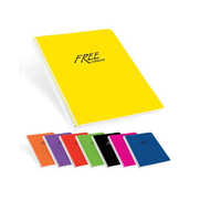 Keskin Free Spiralli Defter A5 Kareli 80 Yaprak (450122) - KESKİN