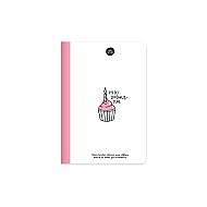 Keskin Hisli Şeyler Sert Kapak Defter A5 Çizgili 80 Yaprak Pembe (500642-99) - KESKİN
