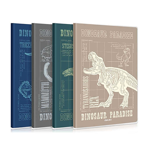 Keskin Jungle Sert Kapak Defter 17x24 Çizgili 100 Yaprak-Panda (411024) - 1
