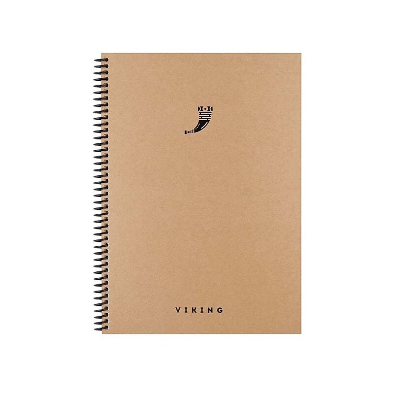 KESKİN LA PLUME VİKİNG SPİRALLİ SERT KAPAK DEFTER 17x24 KARELİ 100 YAPRAK (417956-99)