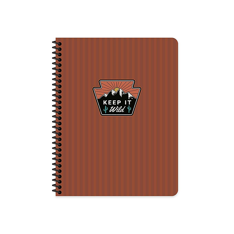 KESKİN OUTDOOR SPİRALLİ SERT KAPAK DEFTER 17x24 ÇİZGİLİ 80 YAPRAK BORDO (411002)