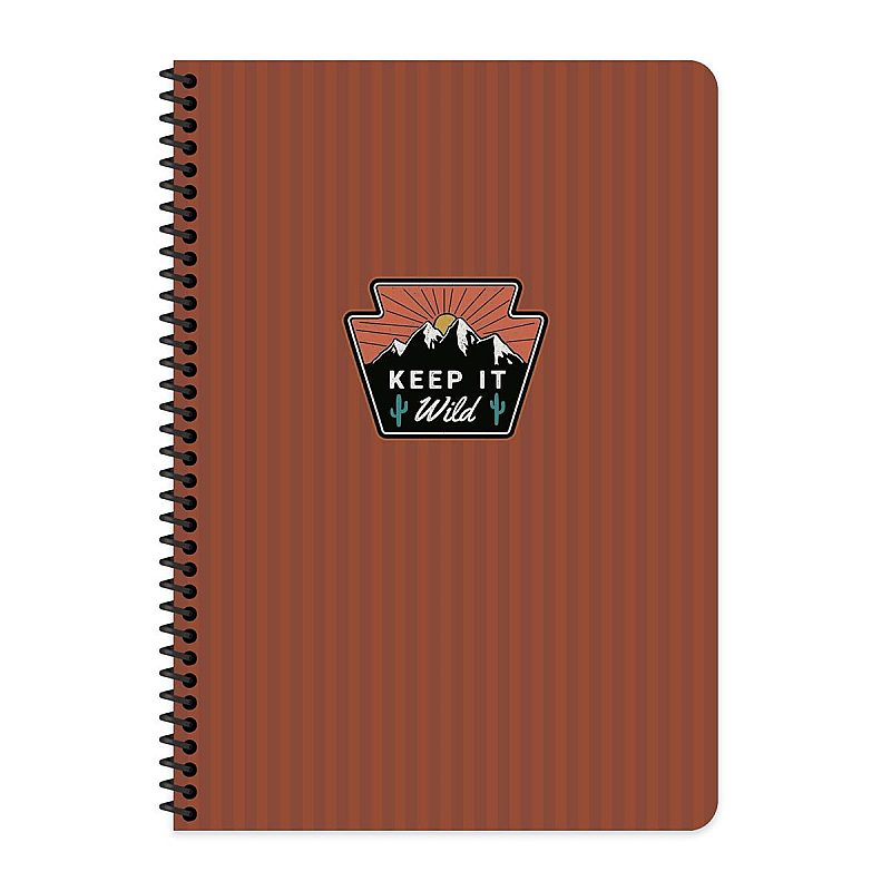 KESKİN OUTDOOR SPİRALLİ SERT KAPAK DEFTER 17x24 KARELİ 80 YAPRAK BORDO (411012)