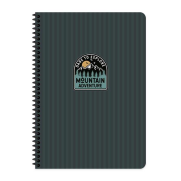 Keskin Outdoor Spiralli Sert Kapak Defter 17X24 Kareli 80 Yaprak Mavi (411013) - 1