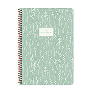 Keskin Pastel Flora Spiralli Defter A4 Kareli 80 Yaprak (384912-99) - KESKİN