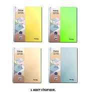 KESKİN COLOR PASTEL PROJE SUNUM DEFTERİ A4 KARELİ 80 YAPRAK (353402-99) - KESKİN COLOR