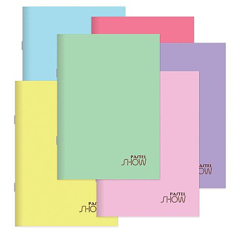 Keskin Pastel Show Plastik Kapak Defter A4 Çizgili 80 Yaprak (324621-99) - 1