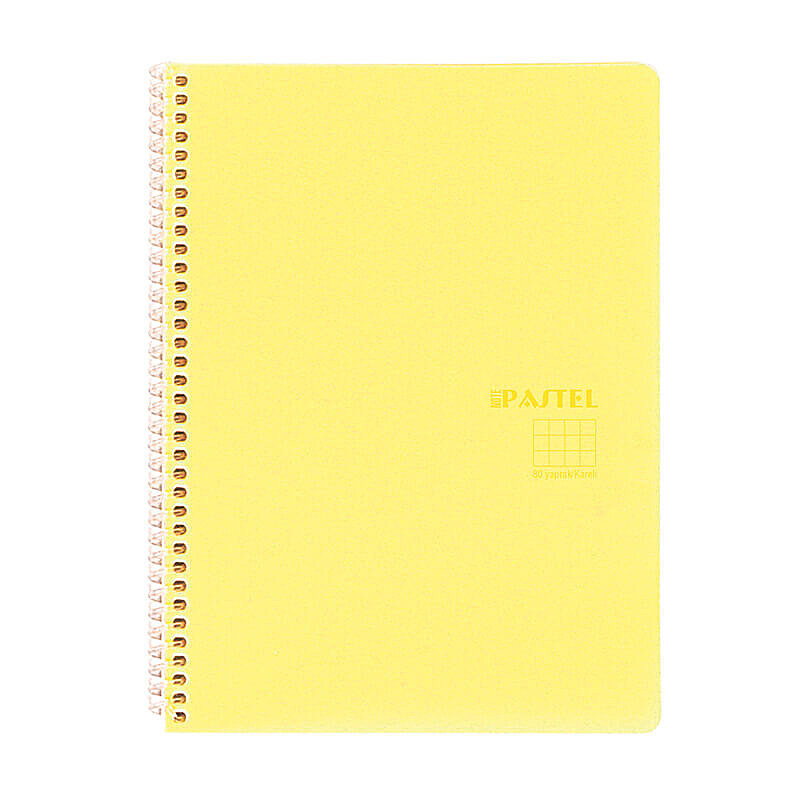 KESKİN PASTEL SPİRALLİ DEFTER A4 KARELİ 80 YAPRAK (327722-99)