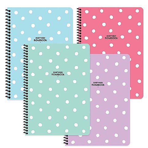 Keskin Puantiye Spiralli Defter 16.5x22.5 Çizgili 80 Yaprak (321141-99) - 1