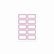 Keskin Tek Renk Okul Etiketi 3lü Pembe (220896-99) - KESKİN