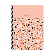 Keskin Terazzo Spiralli Defter A4 Kareli 80 Yaprak (320922-99) - KESKİN