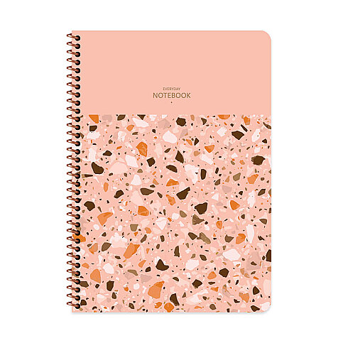Keskin Terazzo Spiralli Defter A4 Kareli 80 Yaprak (320922-99) - 1