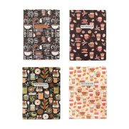 Keskin Uni-Note Coffe Time Karton Kapak Defter 18X26 Noktalı 58 Yaprak (381873) - KESKİN