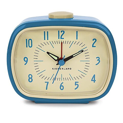 KİKKERLAND AC08-BL-EU RETRO ALARM SAAT MAVİ - 1