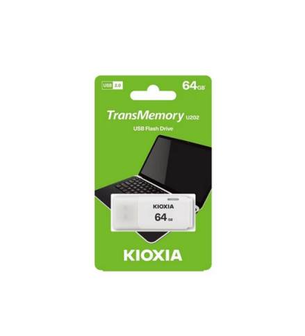 Kioxia U202 64Gb Flash Bellek Beyaz 64Gb 2.0 (Lu202W064Gg4) - 1