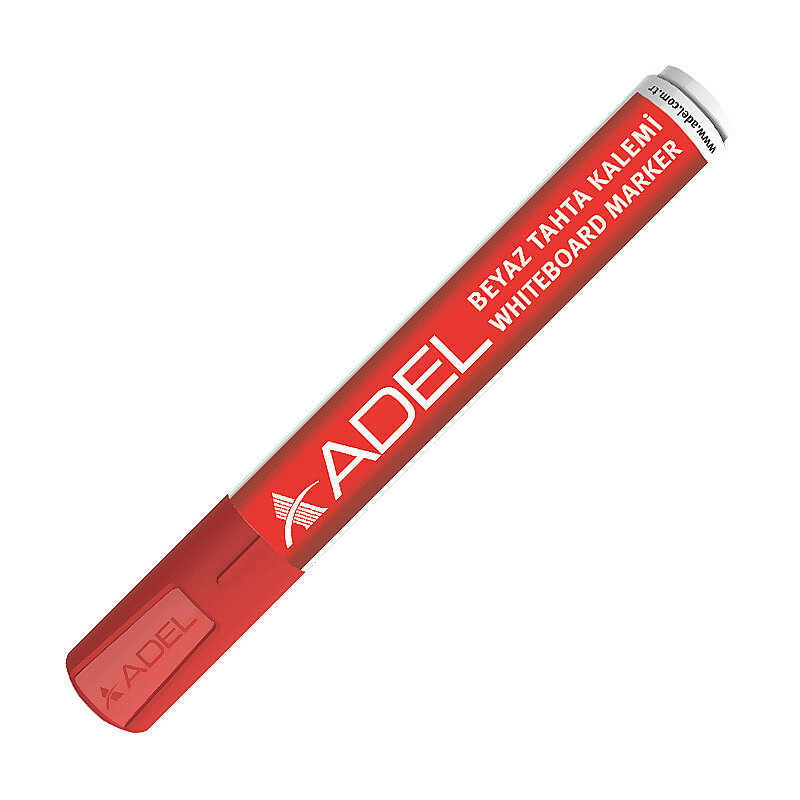ADEL PERMANENT MARKÖR KOLİ KALEMİ YUVARLAK UÇ KIRMIZI (4201980031)
