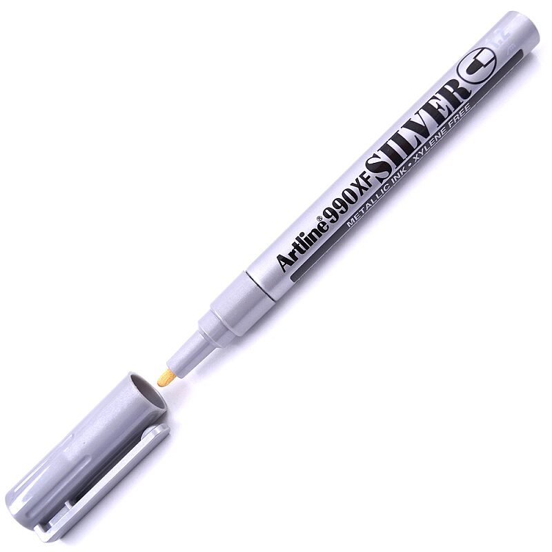 ARTLİNE EK-990XF DAVETİYE KALEMİ MARKÖR 1.2mm GÜMÜŞ YALDIZ (A-EK-990XF SILVER)