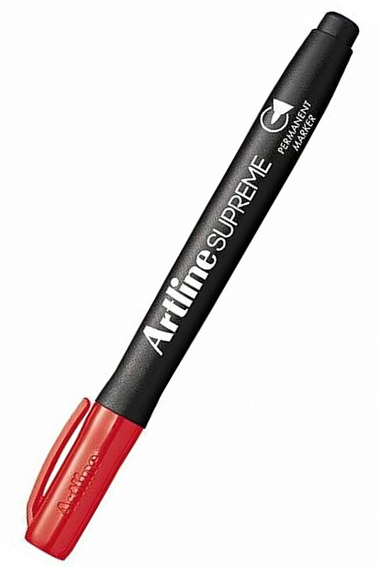 ARTLİNE EPF-700 SUPREME PERMANENT MARKÖR YUVARLAK UÇ 1mm KIRMIZI (A-EPF-700 RED)