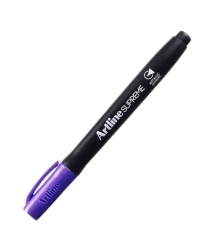 Artline Epf-790 Supreme Markör Kalem Metalik Mor - 1