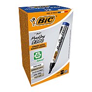 BİC 2300 PERMANENT MARKÖR KOLİ KALEMİ KESİK UÇ MAVİ (8209253) - BİC