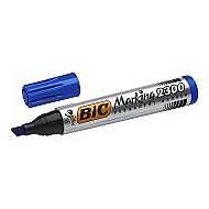 BİC 2300 PERMANENT MARKÖR KOLİ KALEMİ KESİK UÇ MAVİ (8209253) - BİC