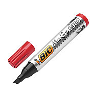 BİC 2300 PERMANENT MARKÖR KOLİ KALEMİ KESİK UÇ KIRMIZI (8209243) - BİC (1)