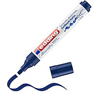 EDDİNG E-1455 KALİGRAFİ KALEMİ 5mm ÇELİK MAVİSİ - EDDİNG