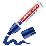EDDİNG 800 PERMANENT MARKÖR KESİK UÇ MAVİ - EDDİNG