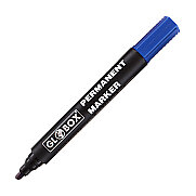 GLOBOX 6770 PERMANENT MARKÖR KOLİ KALEMİ YUVARLAK UÇ MAVİ - GLOBOX