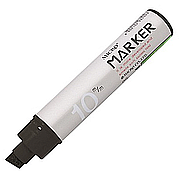 MİKRO MR-6010 JUMBO PERMANENT MARKÖR KOLİ KALEMİ KESİK UÇ 10mm SİYAH (6010S)