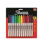 Sharpie Fine Permanent Markör 12 Renk (2065404) - SHARPİE