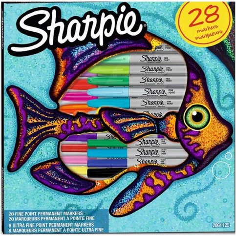 Sharpie Fine Permanent Markör Balık 28Li (2061125) - 1