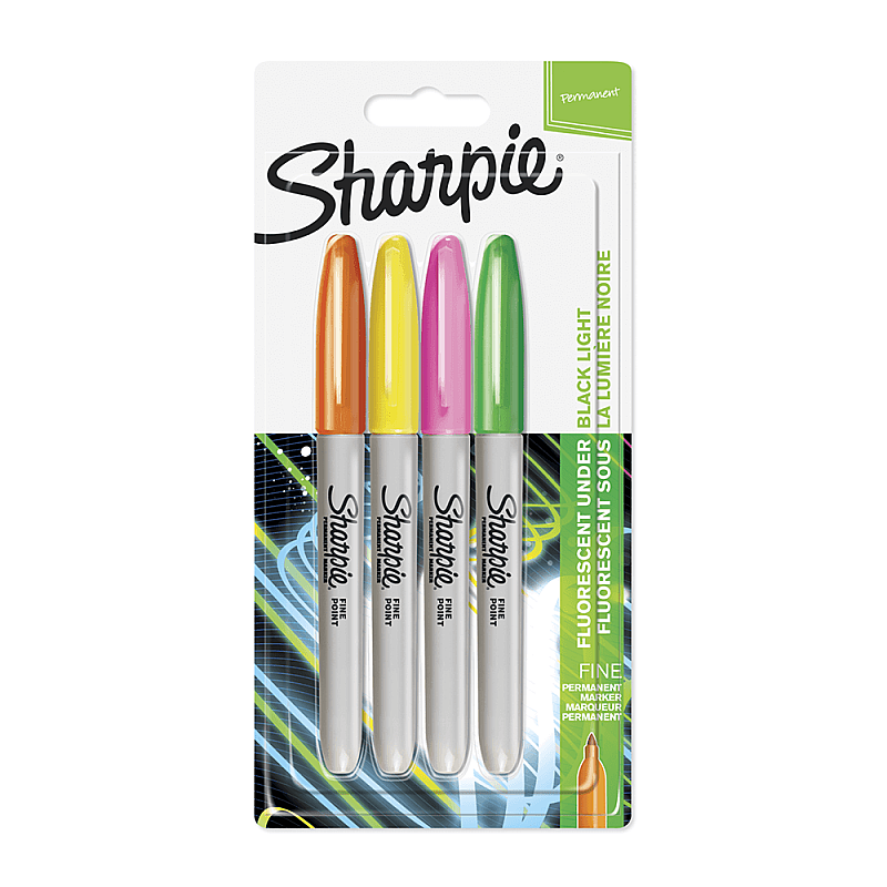 SHARPİE FİNE PERMANENT MARKÖR NEON 4 RENK (1985855)