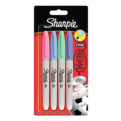 SHARPİE FİNE PERMANENT MARKÖR PASTEL 4 RENK (2065402) - 1