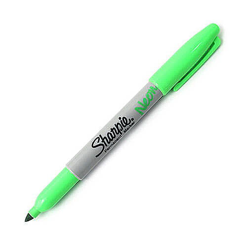 SHARPİE FİNE PERMANENT MARKÖR NEON YEŞİL (1881134)