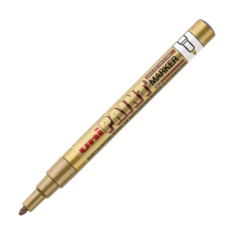 Uni Px-21 Yağ Bazlı Paint Markör 0.8-1.2mm Gold - 1