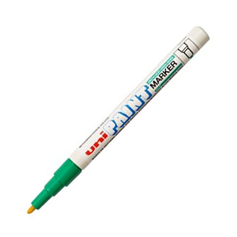 UNİ PX-21 YAĞ BAZLI PAİNT MARKÖR 0.8-1.2mm YEŞİL - 1
